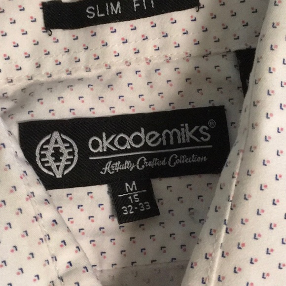 Men two shirt bundle 1 Akademiks 1 H&M both long sleeve slim fit both Me… - Picture 4 of 9